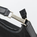 GUCCI Shoulder Bag Canvas Black Silver 000 0602 Auth gh2166-9