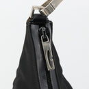GUCCI Shoulder Bag Canvas Black Silver 000 0602 Auth gh2166-10