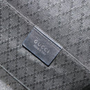 GUCCI Shoulder Bag Canvas Black Silver 000 0602 Auth gh2166-18