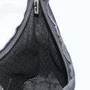 GUCCI Shoulder Bag Canvas Black Silver 000 0602 Auth gh2166-19