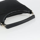 GUCCI Shoulder Bag Canvas Black Silver 000 0602 Auth gh2166-7