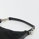 GUCCI Shoulder Bag Canvas Black Silver 000 0602 Auth gh2166-14