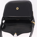GUCCI Hand Bag Leather Black Gold Auth gh2167-15