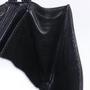 GUCCI Hand Bag Leather Black Gold Auth gh2167-18