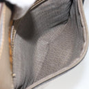 FENDI Zucchino Canvas Shoulder Bag Coated Canvas Beige Auth gh2168-22