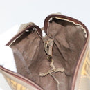 FENDI Zucchino Canvas Shoulder Bag Coated Canvas Beige Auth gh2169-19