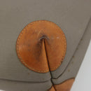 Christian Dior Tote Bag PVC Canvas Gray Gold Auth gh2170-9