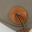 Christian Dior Tote Bag PVC Canvas Gray Gold Auth gh2170-14