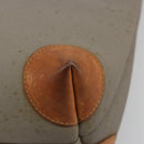 Christian Dior Tote Bag PVC Canvas Gray Gold Auth gh2170-15