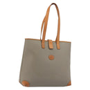 Christian Dior Tote Bag PVC Canvas Gray Gold Auth gh2170-1