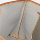 Christian Dior Tote Bag PVC Canvas Gray Gold Auth gh2170-20