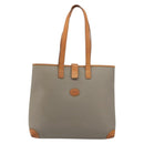 Christian Dior Tote Bag PVC Canvas Gray Gold Auth gh2170-13