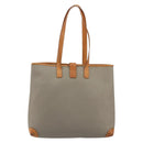 Christian Dior Tote Bag PVC Canvas Gray Gold Auth gh2170-2
