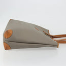 Christian Dior Tote Bag PVC Canvas Gray Gold Auth gh2170-3