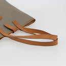 Christian Dior Tote Bag PVC Canvas Gray Gold Auth gh2170-7