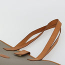 Christian Dior Tote Bag PVC Canvas Gray Gold Auth gh2170-8