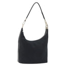 GUCCI GG Canvas Shoulder Bag Black Silver 001 3814 3754 Auth gh2173-1