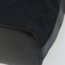 GUCCI GG Canvas Shoulder Bag Black Silver 001 3814 3754 Auth gh2173-12