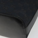 GUCCI GG Canvas Shoulder Bag Black Silver 001 3814 3754 Auth gh2173-14
