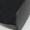 GUCCI GG Canvas Shoulder Bag Black Silver 001 3814 3754 Auth gh2173-15