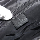 GUCCI GG Canvas Shoulder Bag Black Silver 001 3814 3754 Auth gh2173-18