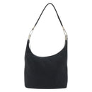 GUCCI GG Canvas Shoulder Bag Black Silver 001 3814 3754 Auth gh2173-2