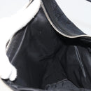 GUCCI GG Canvas Shoulder Bag Black Silver 001 3814 3754 Auth gh2173-21