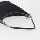 GUCCI GG Canvas Shoulder Bag Black Silver 001 3814 3754 Auth gh2173-7
