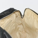 GUCCI Shoulder Bag Leather Black Silver Auth gh2174-18