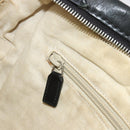 GUCCI Shoulder Bag Leather Black Silver Auth gh2174-20