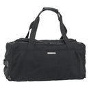 GUCCI Boston Bag Canvas Black Silver Auth gh2175-1