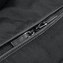 GUCCI Boston Bag Canvas Black Silver Auth gh2175-15