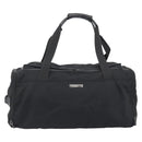 GUCCI Boston Bag Canvas Black Silver Auth gh2175-2