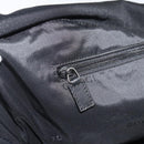 GUCCI Boston Bag Canvas Black Silver Auth gh2175-20