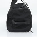 GUCCI Boston Bag Canvas Black Silver Auth gh2175-4