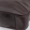 GUCCI Bamboo Shoulder Bag Leather 2way Brown Gold 001 1577 2615 Auth gh2176-16
