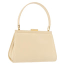 GUCCI Hand Bag Patent leather Ivory Gold 000 781 0301 Auth gh2180-1