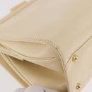 GUCCI Hand Bag Patent leather Ivory Gold 000 781 0301 Auth gh2180-10