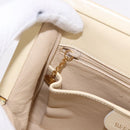 GUCCI Hand Bag Patent leather Ivory Gold 000 781 0301 Auth gh2180-19