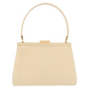 GUCCI Hand Bag Patent leather Ivory Gold 000 781 0301 Auth gh2180-2