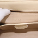 GUCCI Hand Bag Patent leather Ivory Gold 000 781 0301 Auth gh2180-20