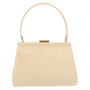 GUCCI Hand Bag Patent leather Ivory Gold 000 781 0301 Auth gh2180-3