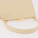 GUCCI Hand Bag Patent leather Ivory Gold 000 781 0301 Auth gh2180-6