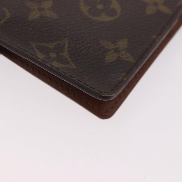 LOUIS VUITTON Monogram Agenda PM Day Planner Cover R20005 LV Auth gh2181