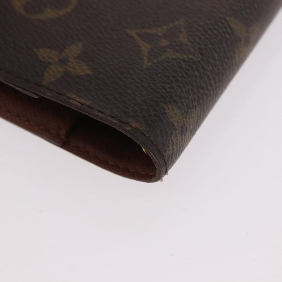 LOUIS VUITTON Monogram Agenda PM Day Planner Cover R20005 LV Auth gh2181