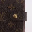 LOUIS VUITTON Monogram Agenda PM Day Planner Cover R20005 LV Auth gh2181-17