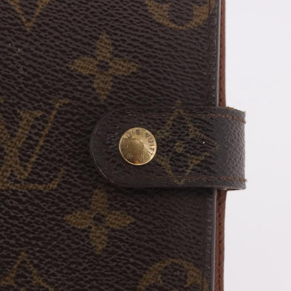 LOUIS VUITTON Monogram Agenda PM Day Planner Cover R20005 LV Auth gh2181