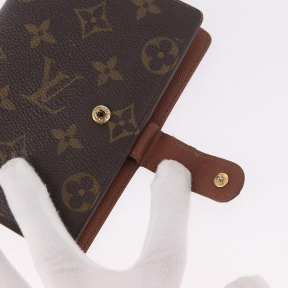 LOUIS VUITTON Monogram Agenda PM Day Planner Cover R20005 LV Auth gh2181