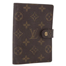 LOUIS VUITTON Monogram Agenda PM Day Planner Cover R20005 LV Auth gh2181-1