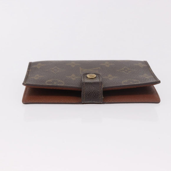 LOUIS VUITTON Monogram Agenda PM Day Planner Cover R20005 LV Auth gh2181